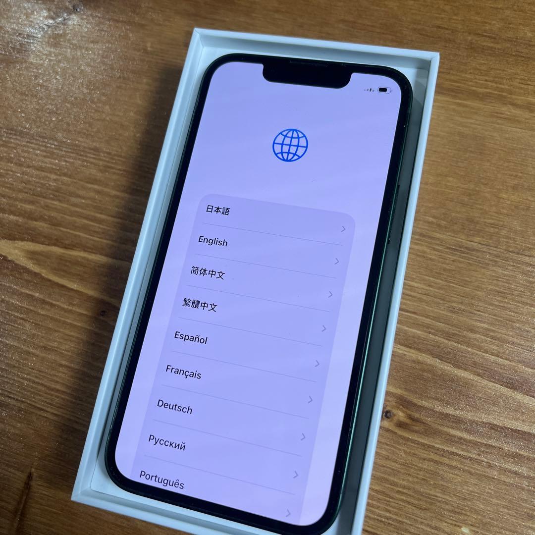 iPhone13 mini 256GB グリーン simフリー