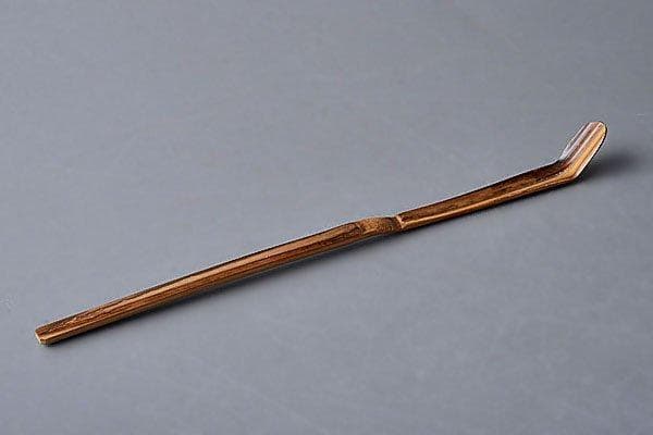k303 【期間限定値下】茶道具　竹高斎作　瑞泉寺　須賀玄道　『銘　霜柱』茶杓