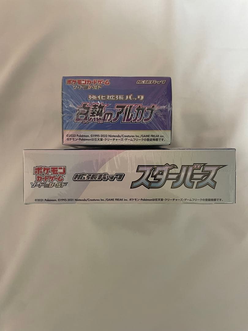 ポケカ　スターバース　白熱のアルカナ　ボックス　未開封　シュリンク付き