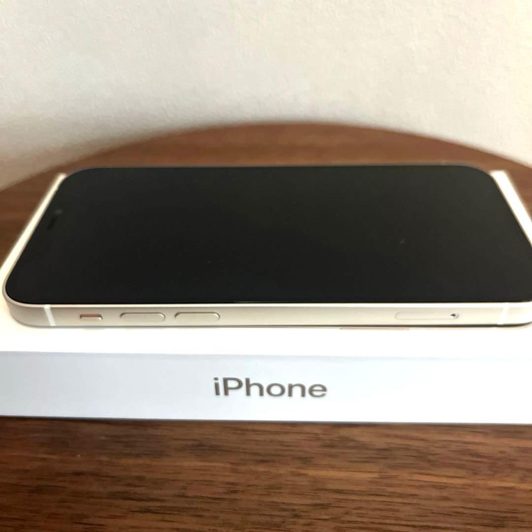 美品　iPhone 12 SIMフリー ホワイト 本体64GB 100%