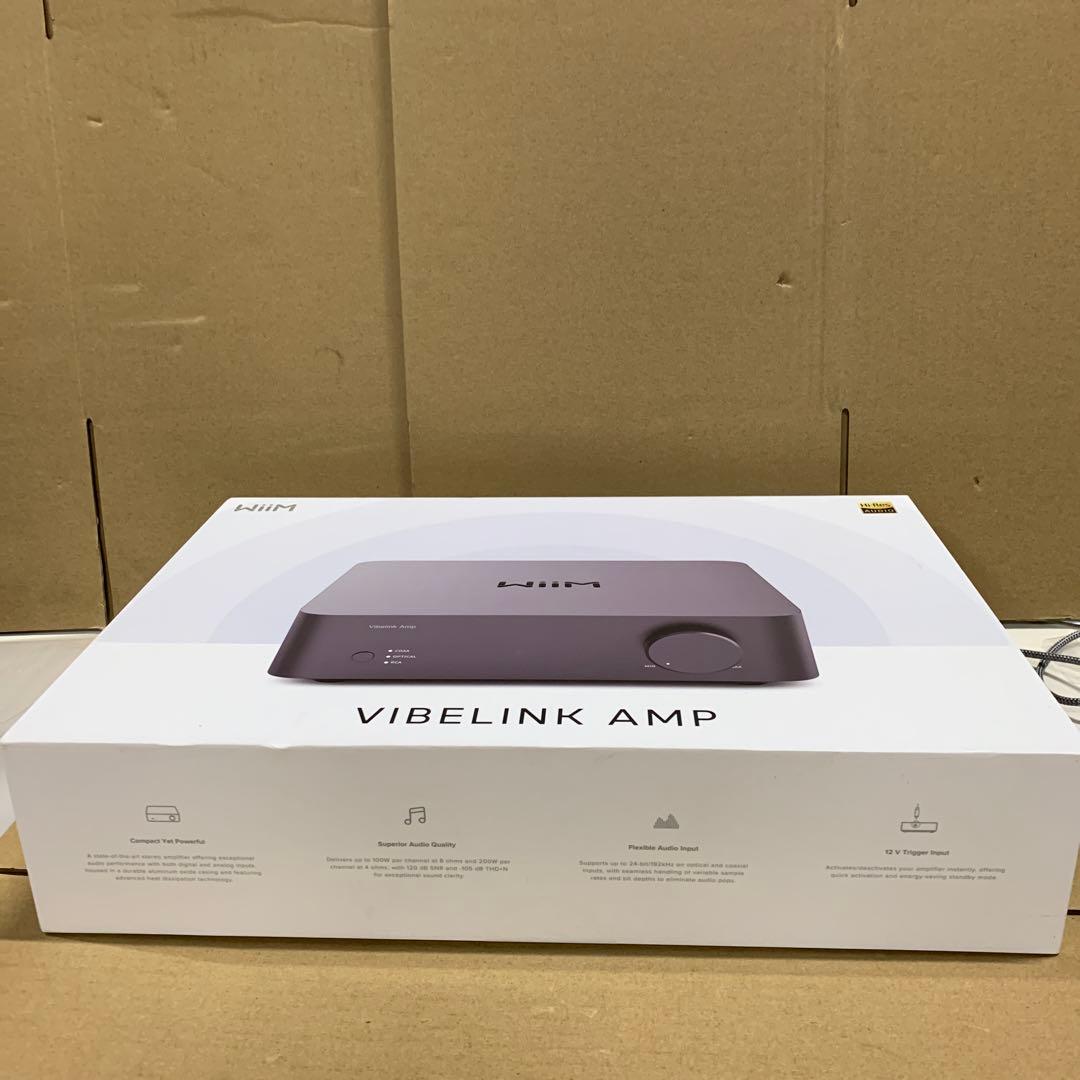 新品　WiiM Vibelink Amp アンプ スペースグレー