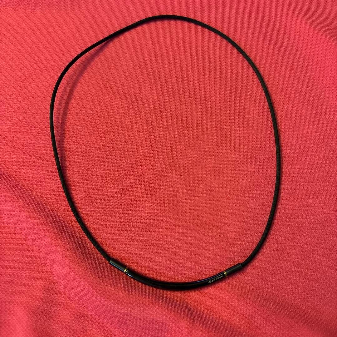 ファイテン RAKUWAネックレス メタックス ラウンド ブラック 50cm