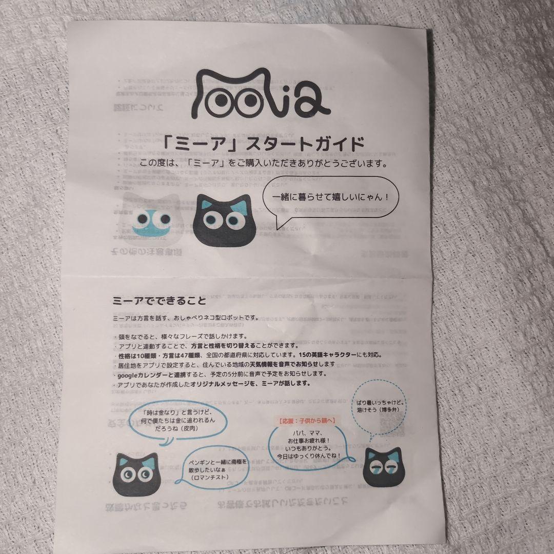 【充電式】ミーア　猫型おしゃべりAIロボ