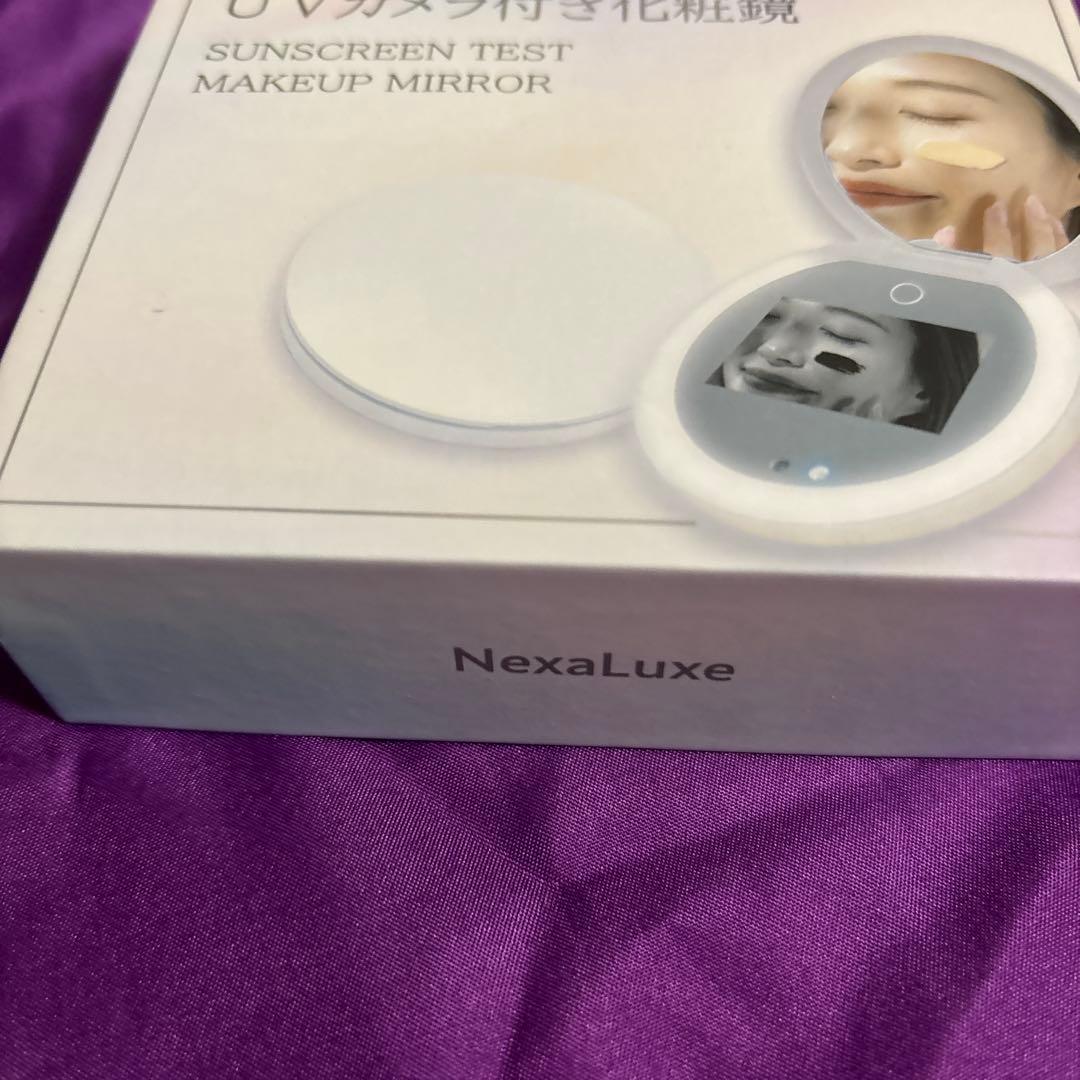 NexaLuxe UVカメラ付き化粧鏡　日焼け止めテスト用UVカメラ付き化粧鏡