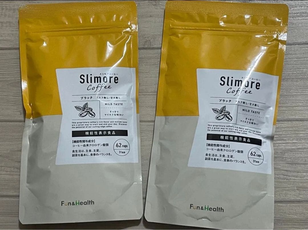 新品　新日本製薬　slimore coffee スリモアコーヒー　93g 2袋