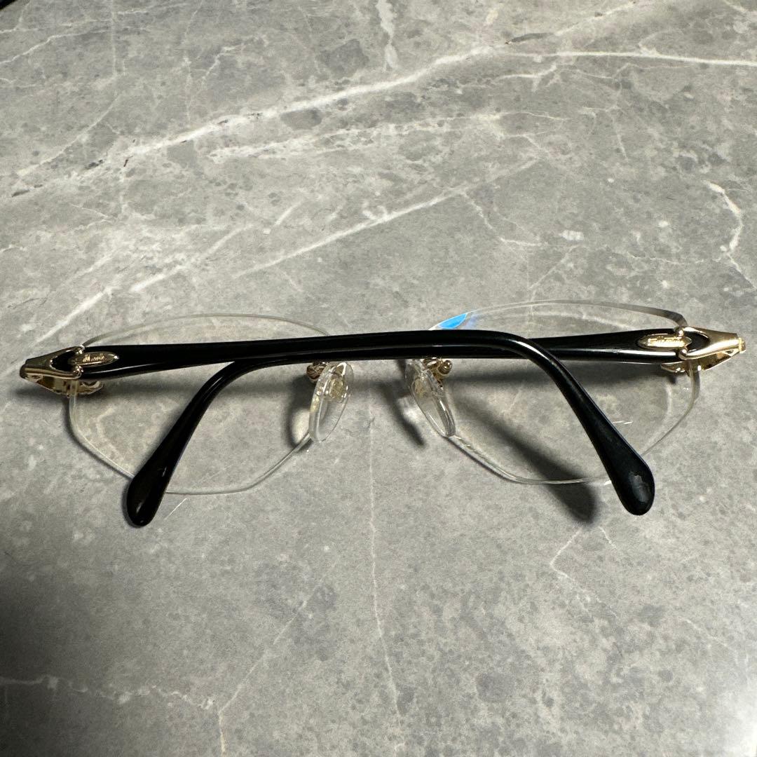 【美品】silhouette M6731/2 V8057 リムレスメガネフレーム
