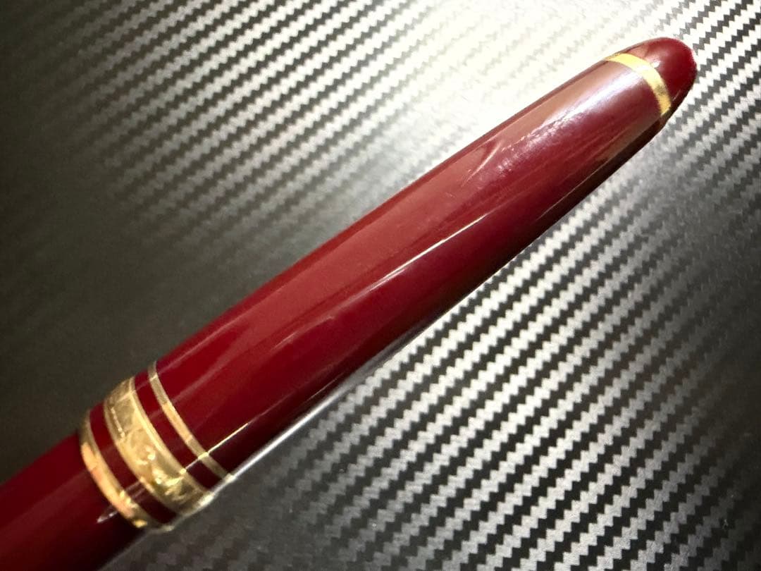 美品 Mont Blanc 163 クラシック ローラーボール ボルドー
