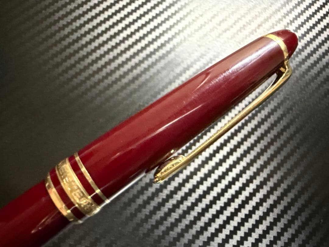 美品 Mont Blanc 163 クラシック ローラーボール ボルドー