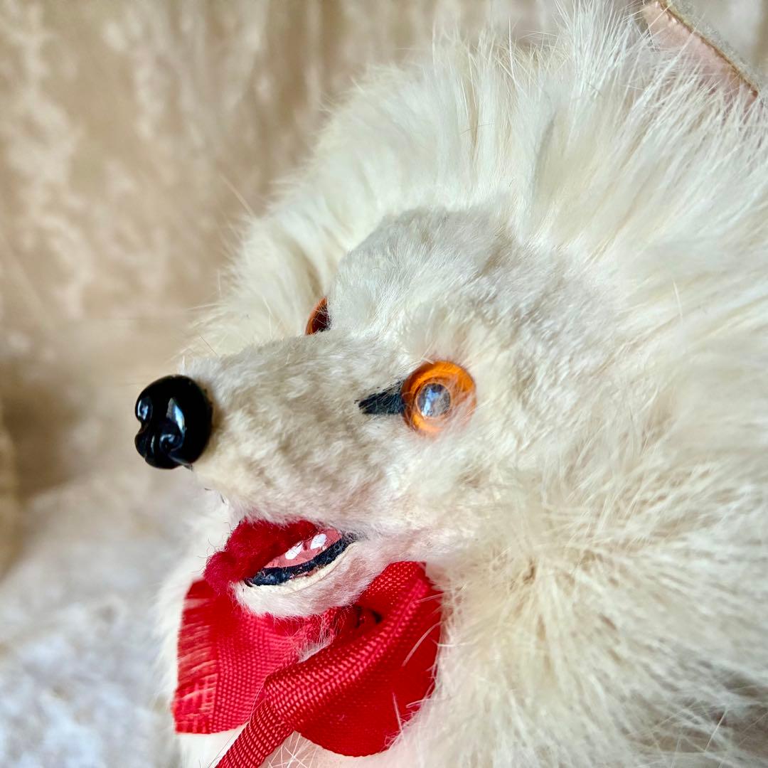 ジュモードッグ　ポメラニアンフィギュア犬　ドイツヴィンテージフランスアンティーク
