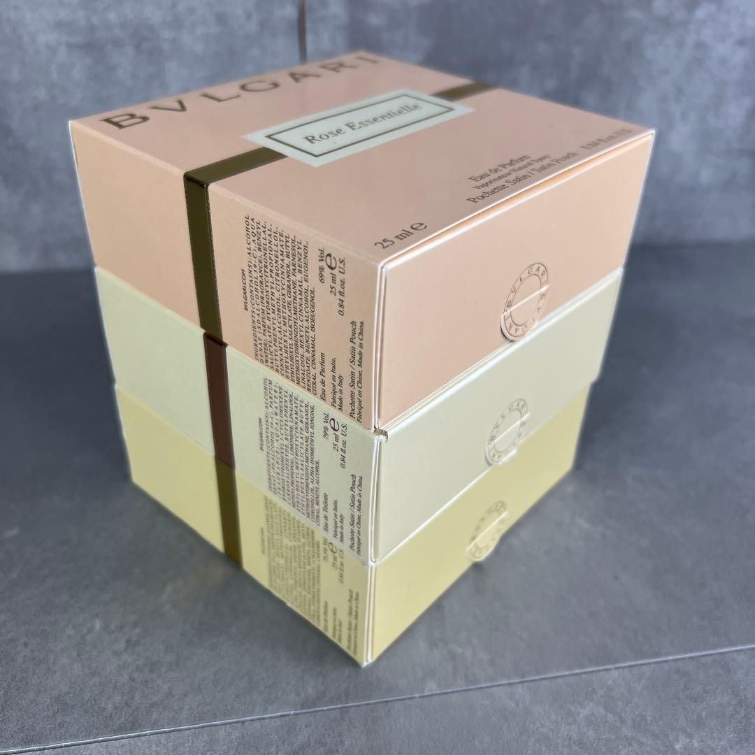 廃盤　未使用品　ブルガリ　香水3個セット オードパルファム　25ml
