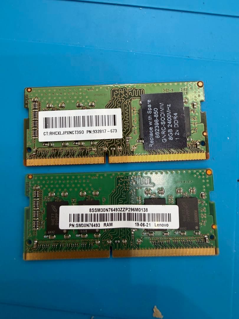 ノートPC用メモリ　8×2 16GB PC-2666V