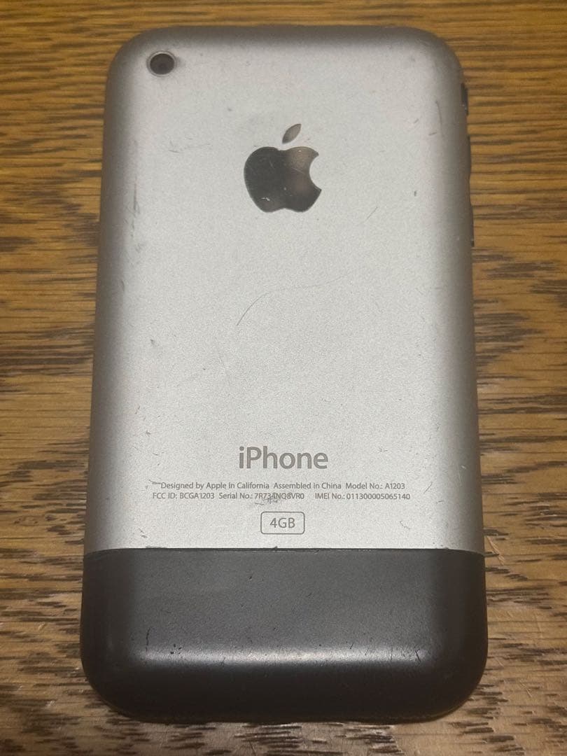 iPhone 2G 4GB 良品 日本未発売　初代 第1世代 A1203