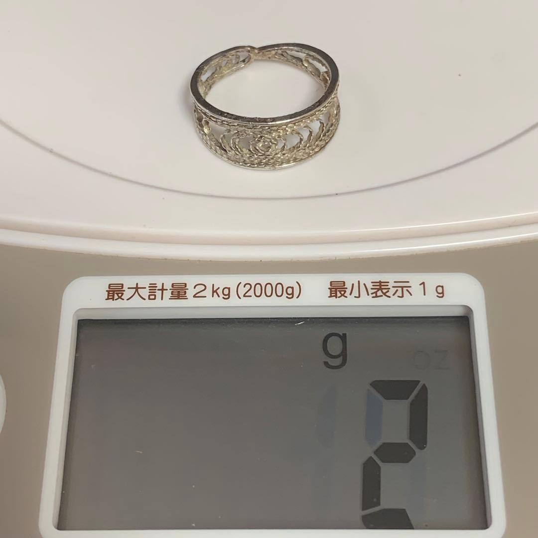 《アンティーク！！激レア》⭐︎silverフィリグリーリング　銀線細工♪⭐︎