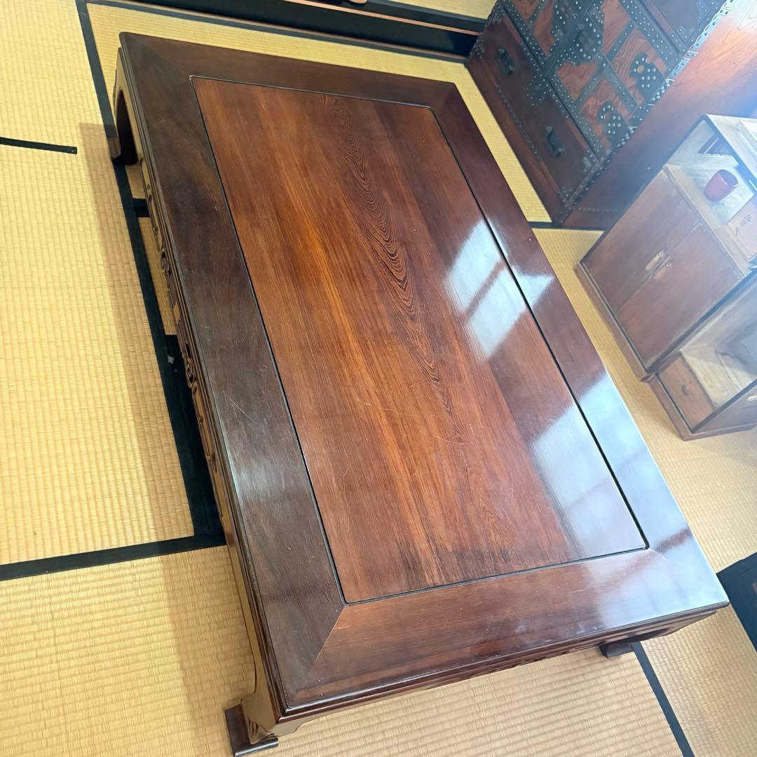木製　昭和ローテーブル ブラウン