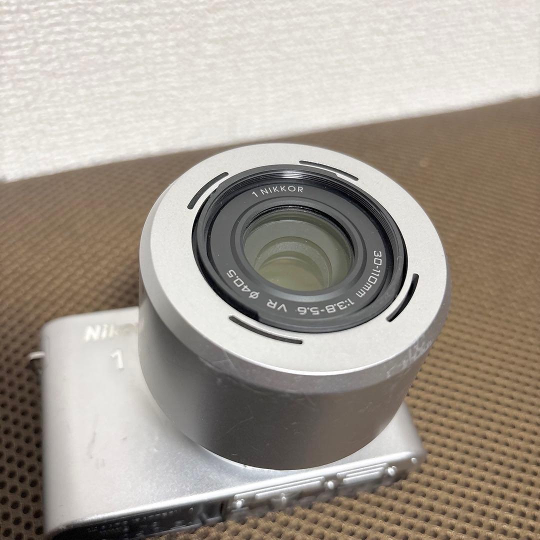 Nikon1 J1 シルバー レンズキット Nikon ニコン 一眼レフカメラ