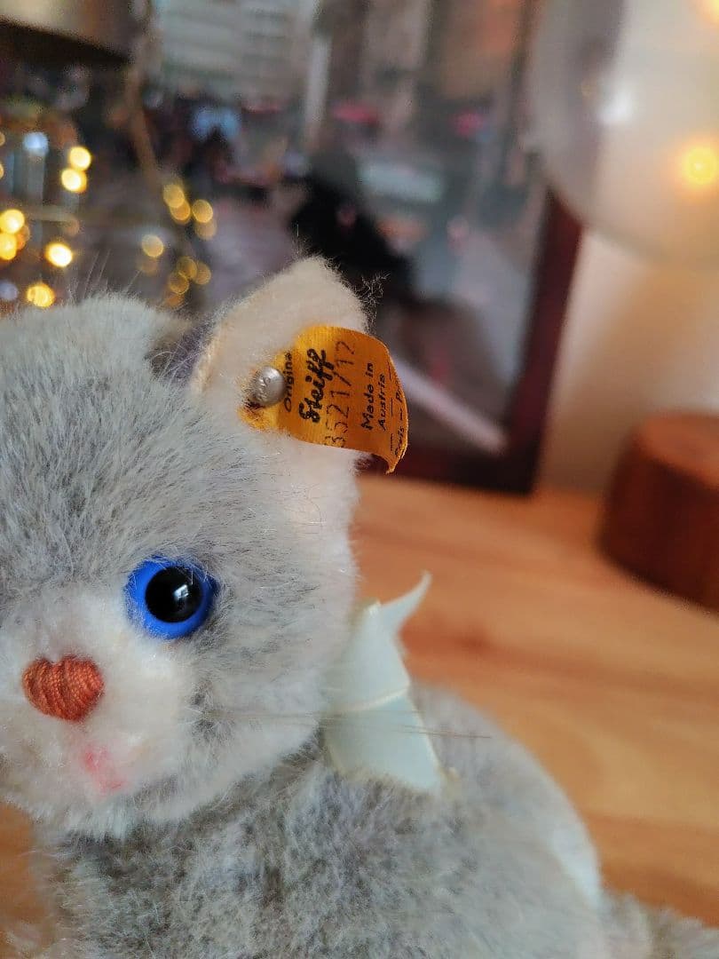 Steiff シュタイフ　猫のSnuffy　ぬいぐるみ