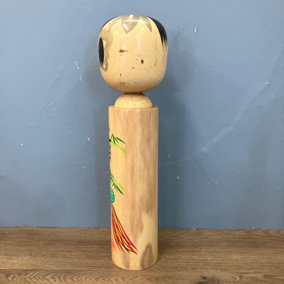 4F 伝統こけし 山形 仙台七夕 飾り絵 特大 郷土玩具 コレクション 置物