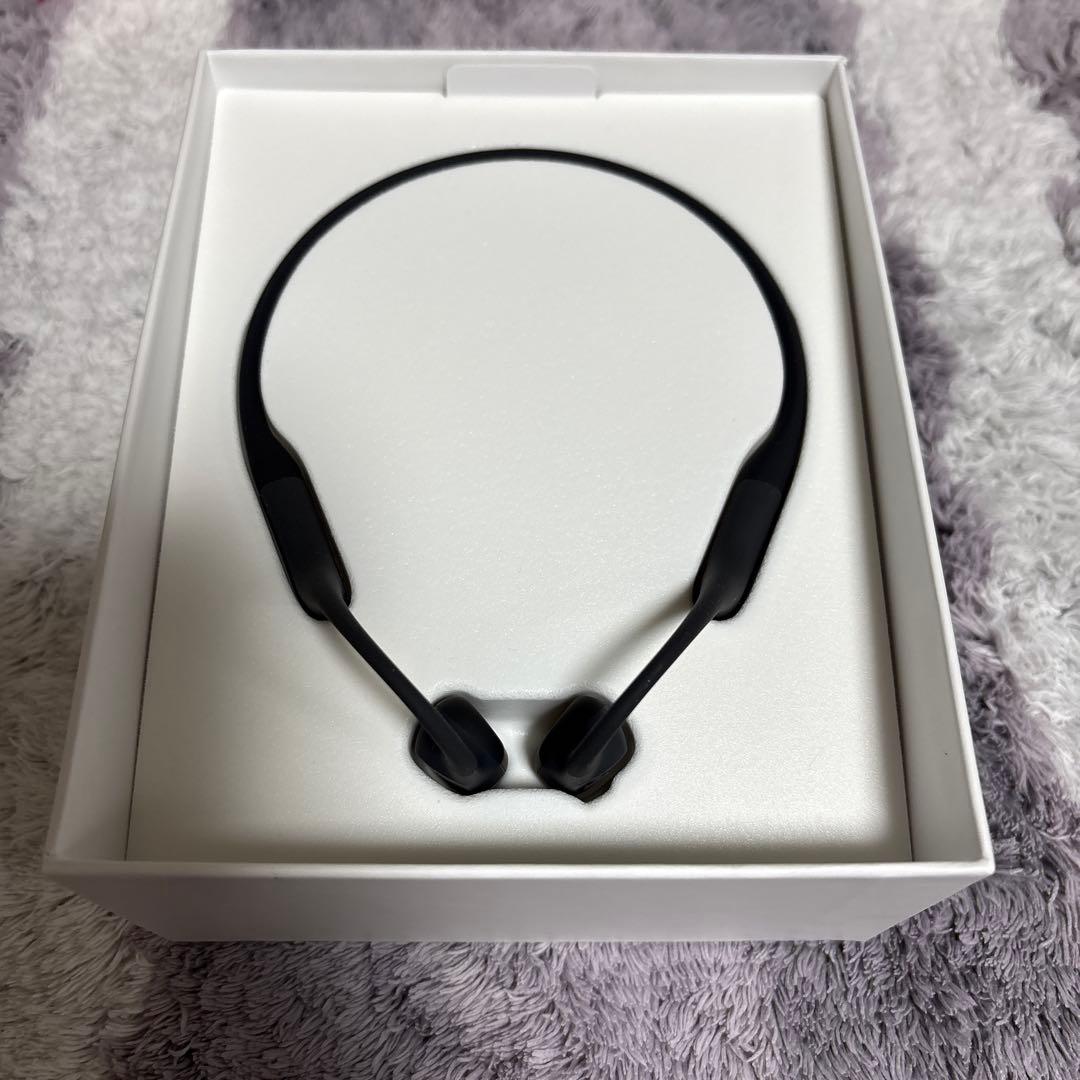 SHOKZ OpenRun 骨伝導スポーツヘッドホン ブラック S803