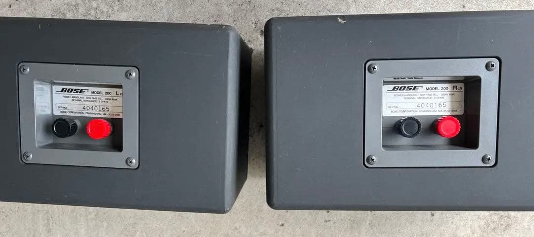 実用 スタジオモニタースピーカー ボーズ MODEL 200 BOSE LRペア