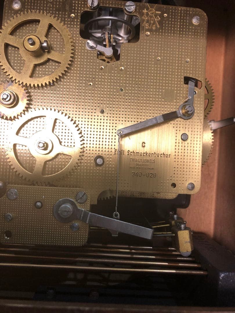ロレックス総代理店　ブヘラ BUCHERER ゼンマイ　機械式置時計　西ドイツ製