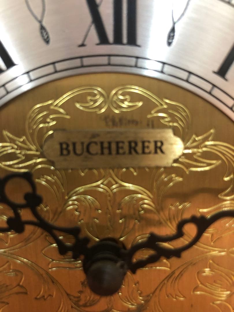 ロレックス総代理店　ブヘラ BUCHERER ゼンマイ　機械式置時計　西ドイツ製