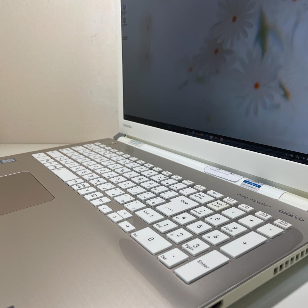 第8世代ＤynabookT75/GG i7-8550U SSD480G M16G
