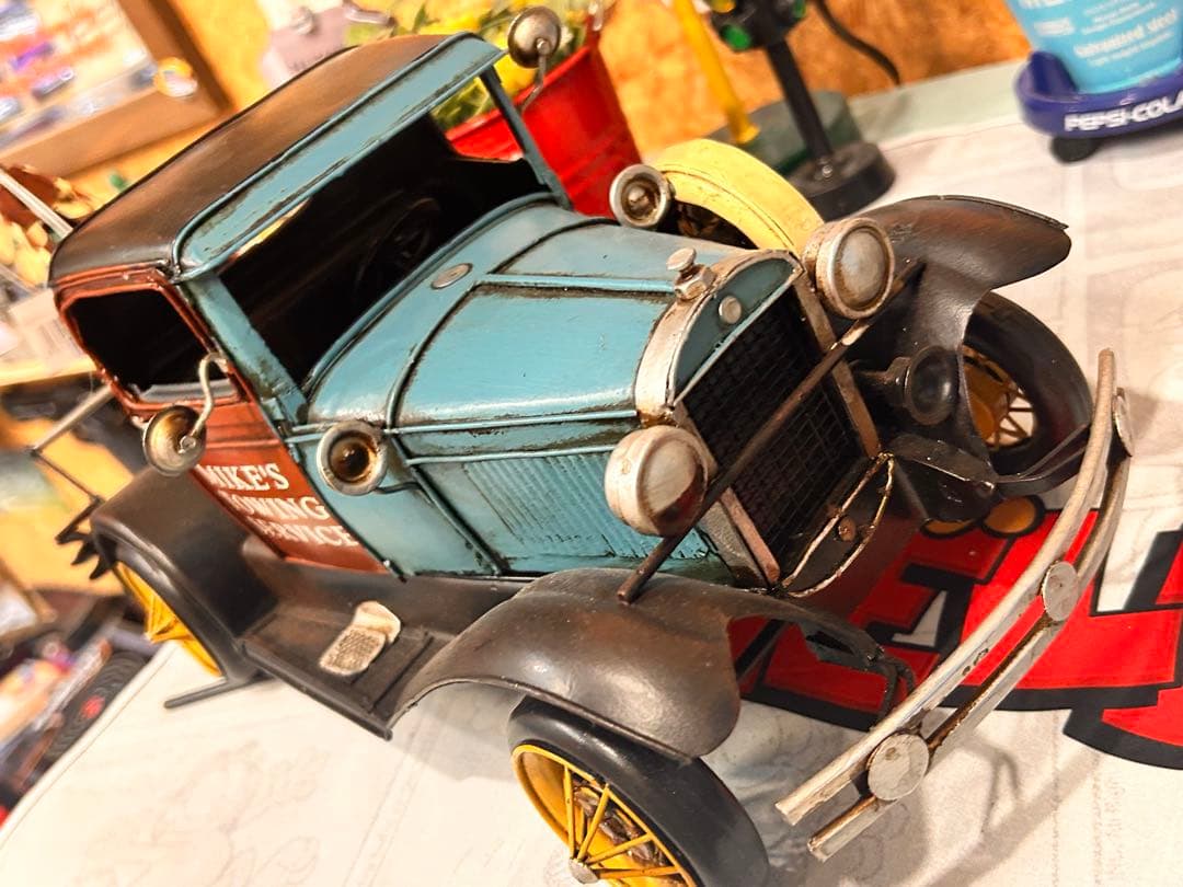 レッカー車　アンティーク　ブリキ　インテリア　アメリカン