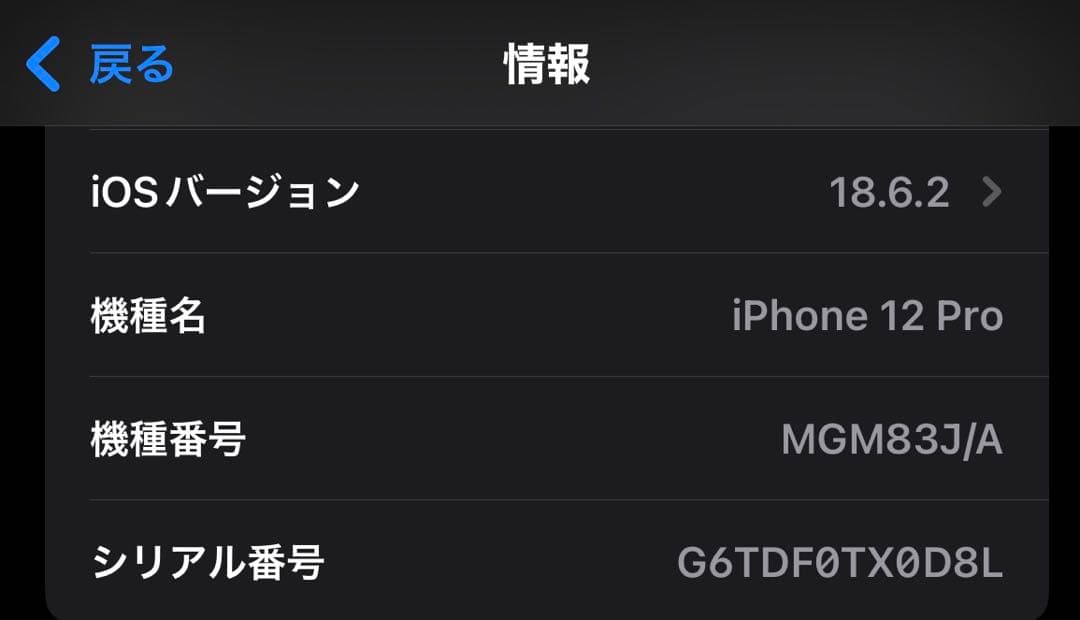 【超美品】iPhone12Pro パシフィックブルー SIMフリー