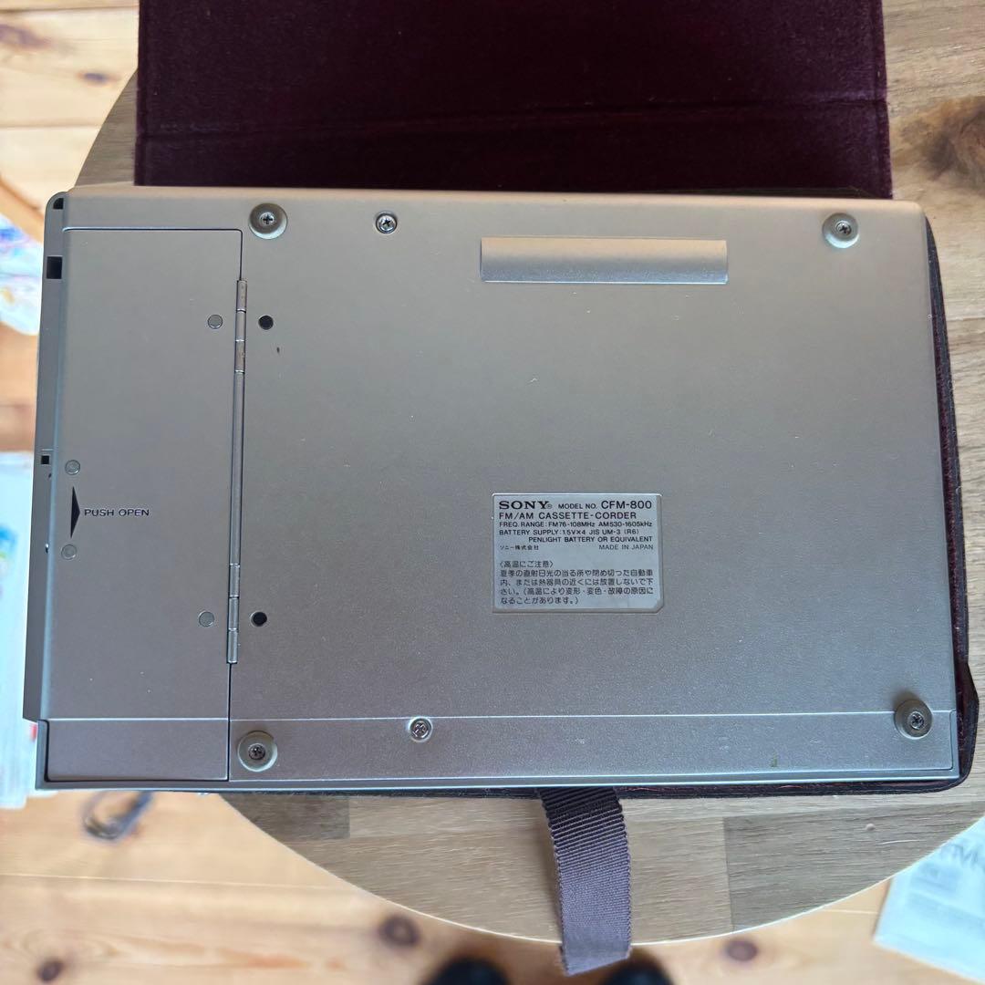 SONY カセットレコーダー CFM-800 ジャンク品