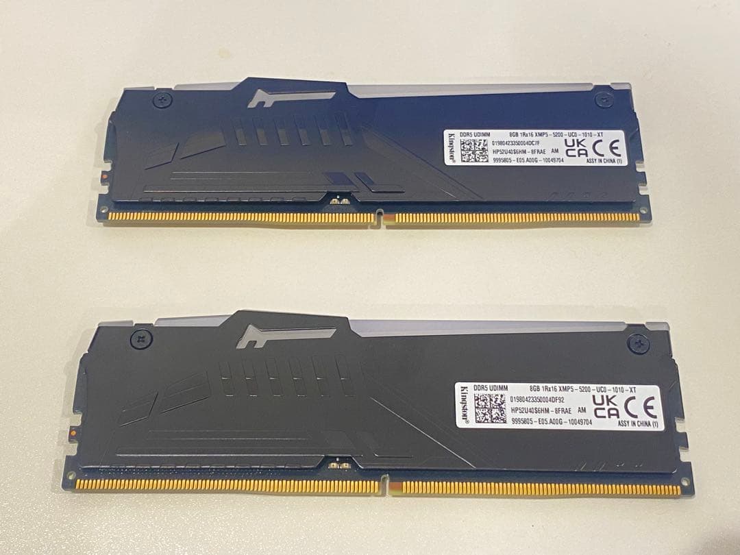 Kingston FURY BEAST DDR5 メモリー 8GB x2枚