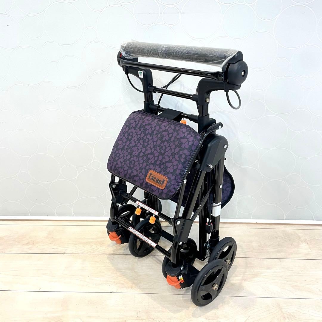 【美品】幸和製作所 Tacaof シルバーカー 折りたたみ 軽量 歩行補助