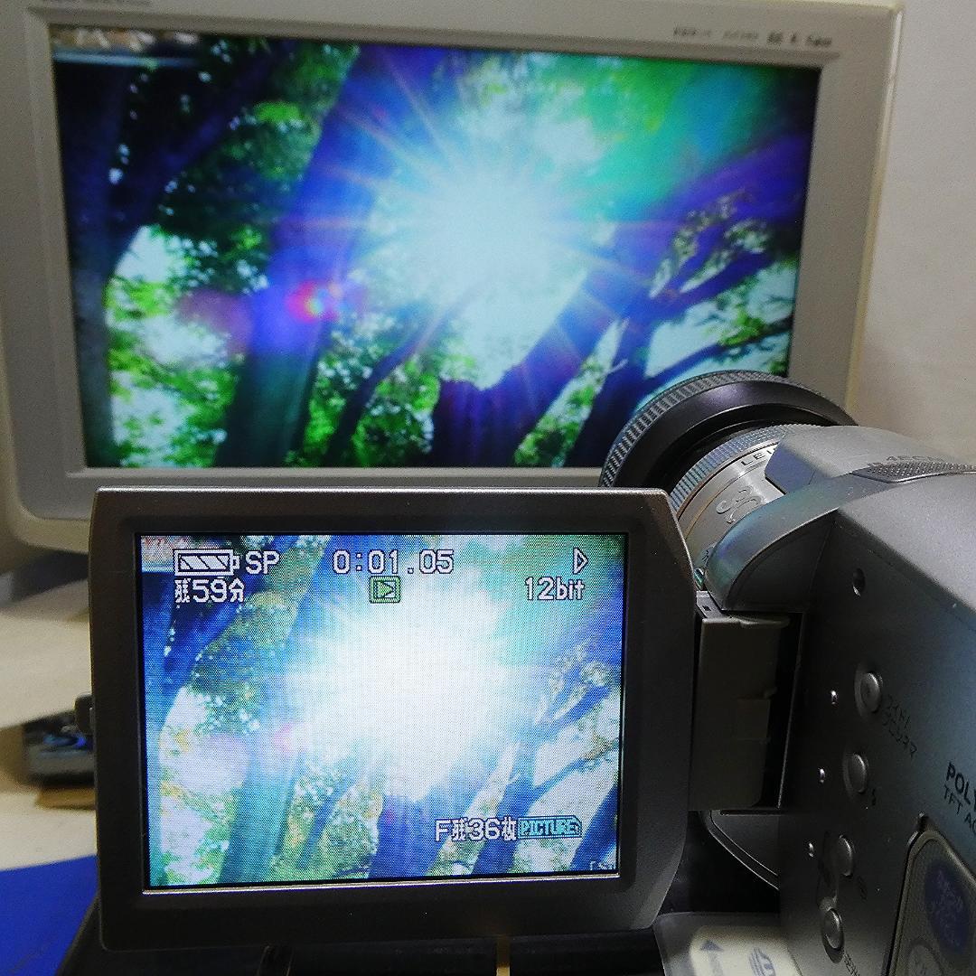 パナソニック NV-GS400 動作良好 MiniDVビデオDVDダビングに最