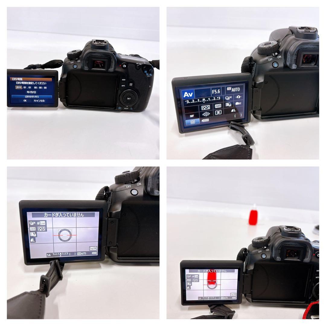 Canon EOS 60D デジタル一眼レフカメラ ダブルレンズセット