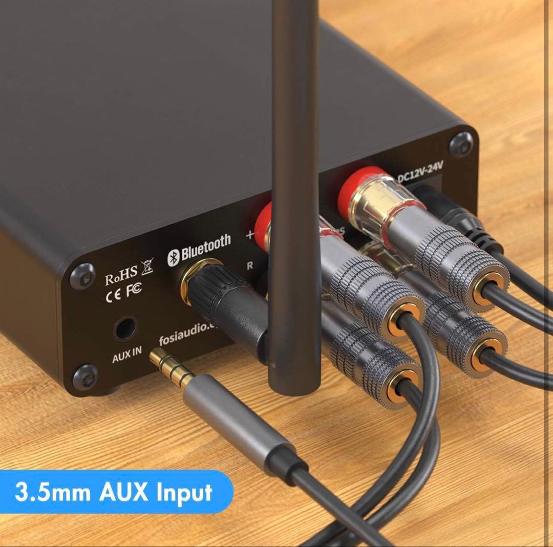 Fosi Audio BT10A Bluetooth パワーアンプ ステレオ
