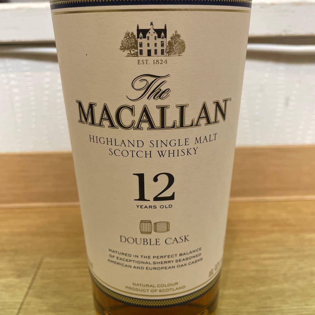 マッカラン12年 ダブルカスク 700ml 新品未開封　箱