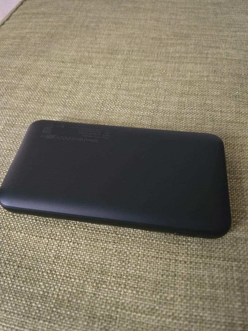 UQモバイル　Speed Wi-Fi DOCK 5G 01 ブラック