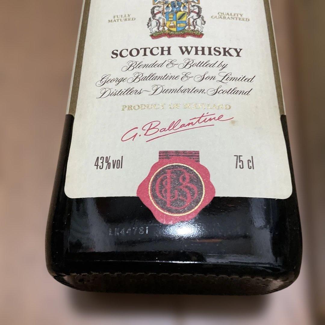バランタインファイネスト赤紋章 750ml43%未開栓古酒スコッチレッドレーベル
