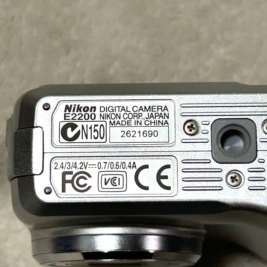 【極美品 動作確認済】Nikon ニコン COOLPIX E2200 乾電池式
