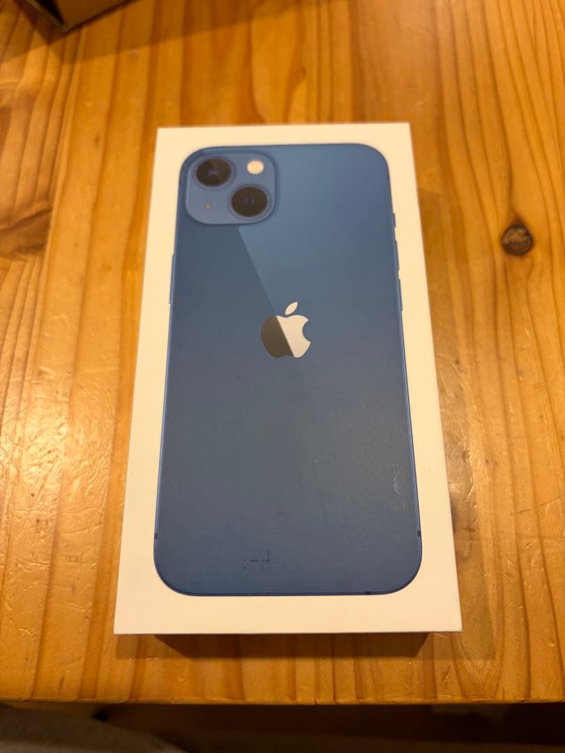 Apple iPhone 13 本体 青128GB SIMフリー