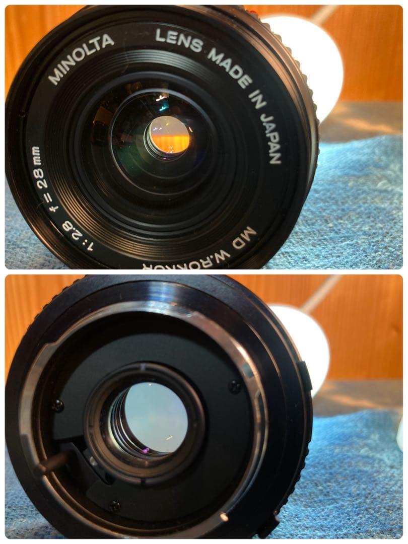 ★minolta srt101＊md 28mm f2.8★完動品＊美品＊初期保証