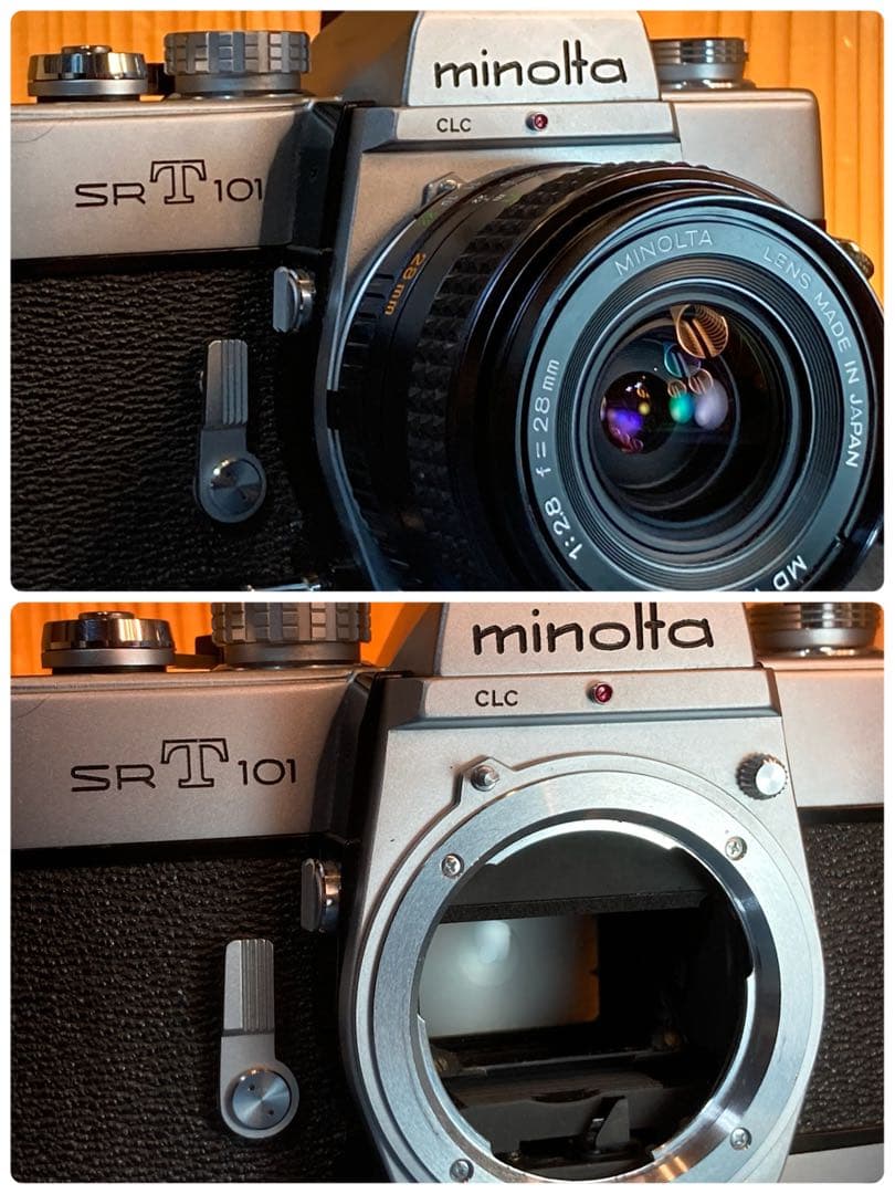 ★minolta srt101＊md 28mm f2.8★完動品＊美品＊初期保証