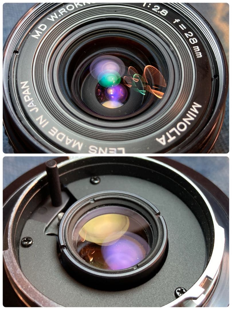 ★minolta srt101＊md 28mm f2.8★完動品＊美品＊初期保証