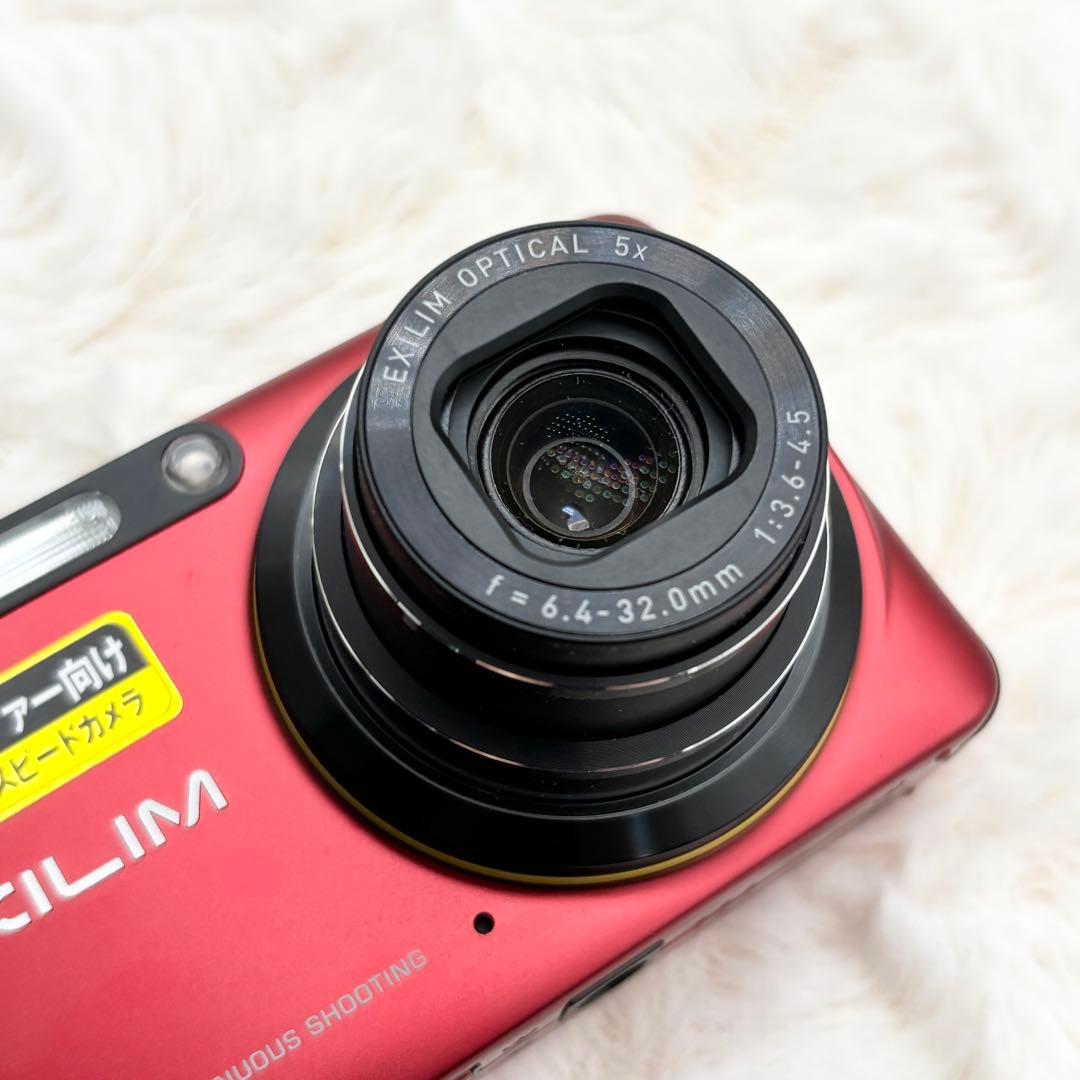 動作良好✨ CASIO EXILIM EX-FC160 レッド