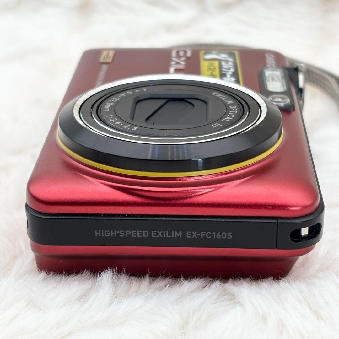動作良好✨ CASIO EXILIM EX-FC160 レッド