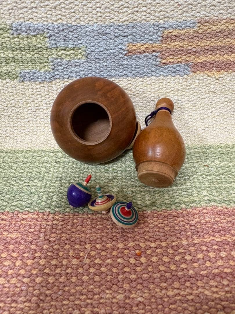 伝統こけし 佐藤幸一 ねむりえじこ 瓢箪から独楽
