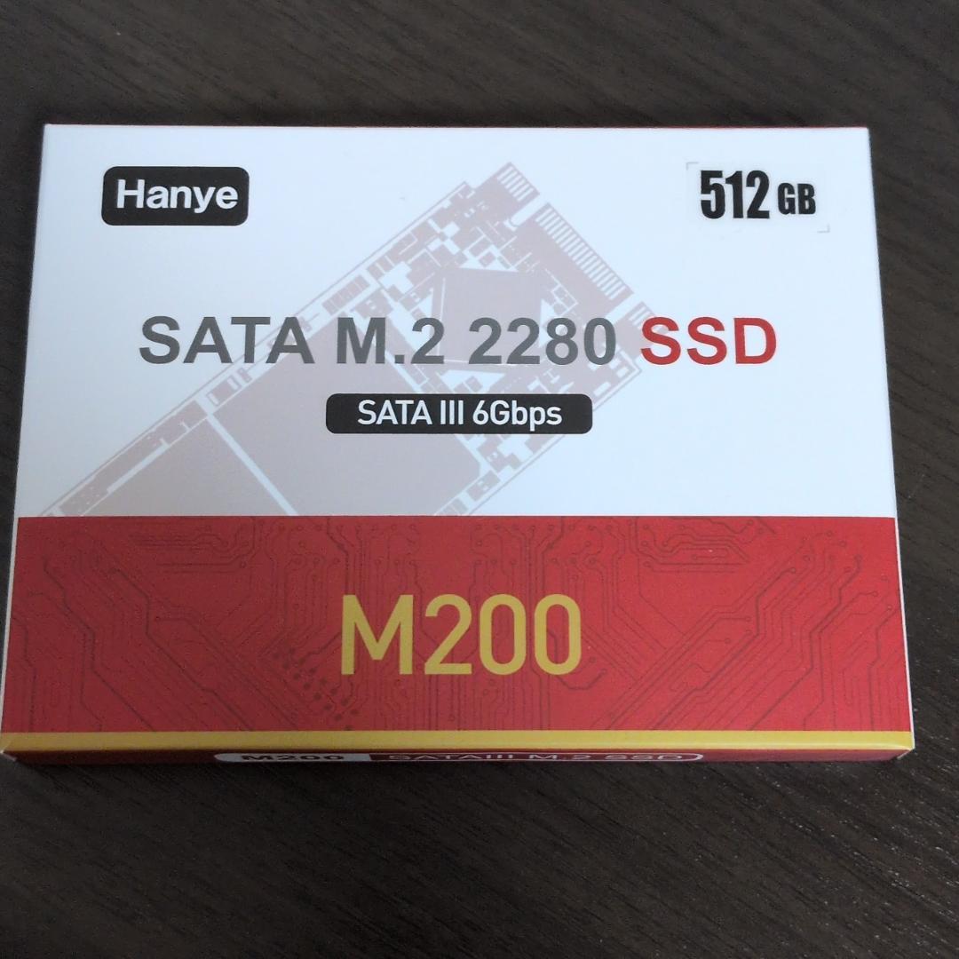 【未使用】M.2 SATA SSD 6点セット（512GB×2 256GB×4）