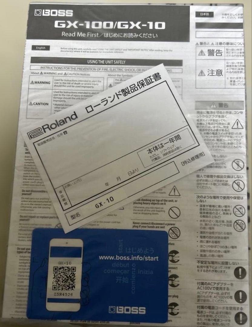 早い者勝ち 未使用✨️BOSS GX10 マルチエフェクター BT-Dual付き
