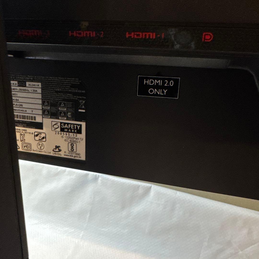 【美品】Benq ZOWIE XL2411K ゲーミングモニター 24インチ