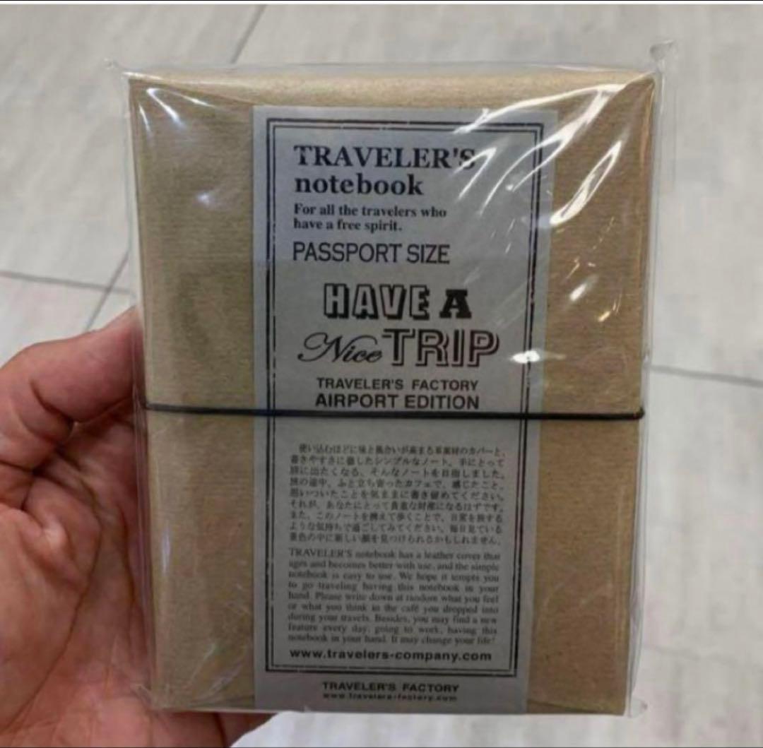 成田空港限定　トラベラーズノート　パスポートサイズ　新品送料無料