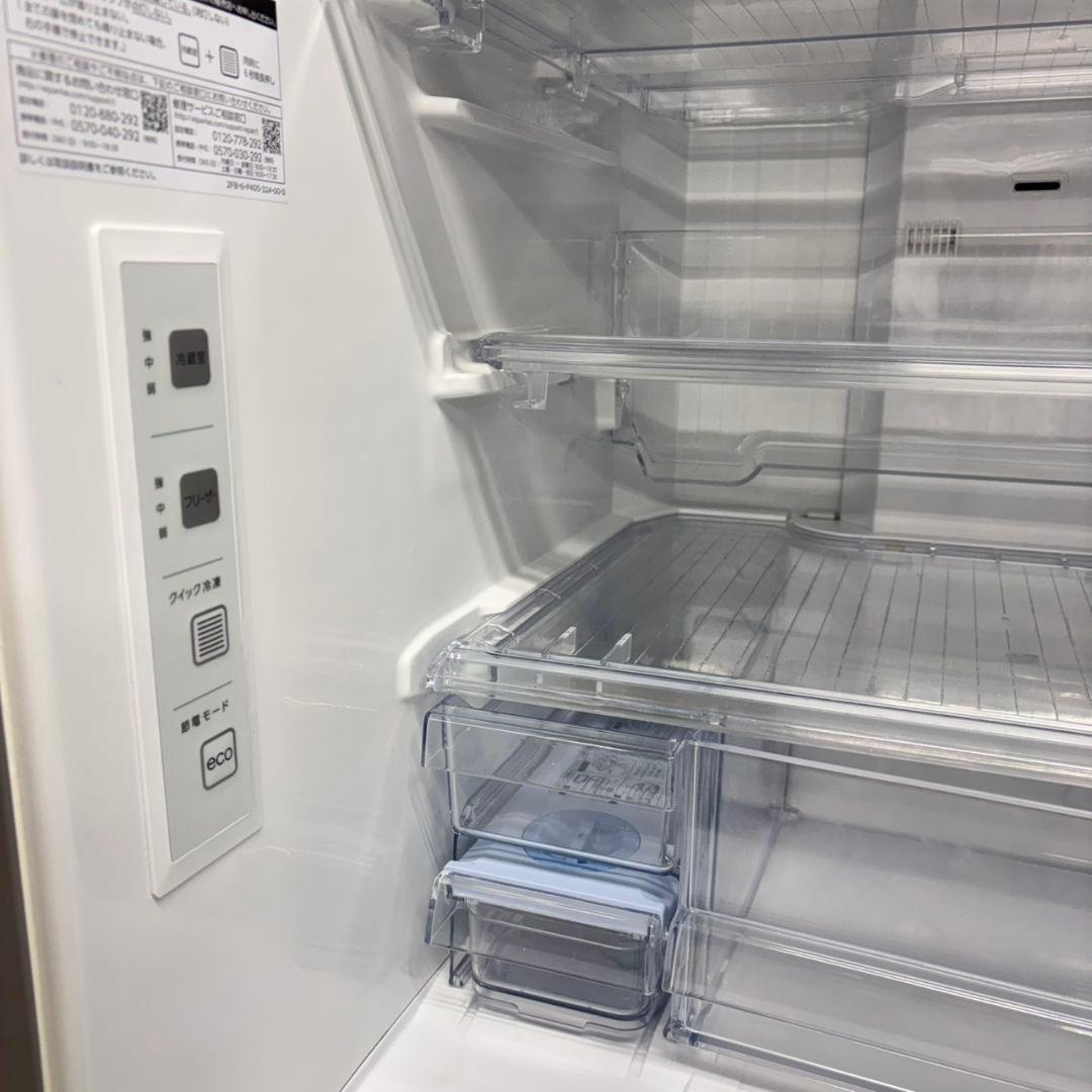 878 冷蔵庫 大型 ファミリー向け 400L強 自動製氷機付 右開き 極美品